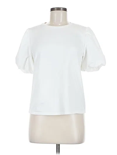 Pre-owned Walter Baker Short Sleeve T-shirt In White