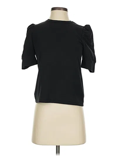 Pre-owned Walter Baker Short Sleeve Turtleneck In Black