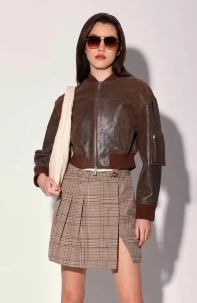 Walter Baker Sia Skirt In Brown