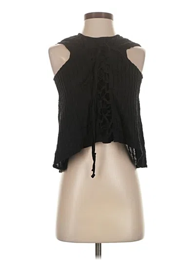 Pre-owned Walter Baker Sleeveless Blouse In Black