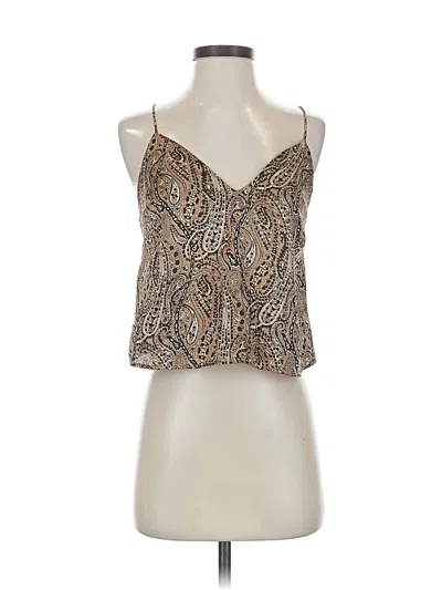 Pre-owned Walter Baker Sleeveless Blouse In Brown