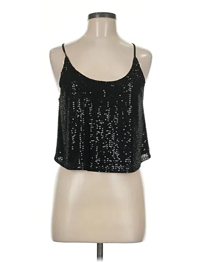 Pre-owned Walter Baker Sleeveless Top Black Halter Neckline Tops