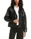Walter Baker Sonya Leather Jacket In Black
