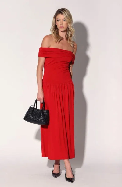Walter Baker Soraya Dress In Red