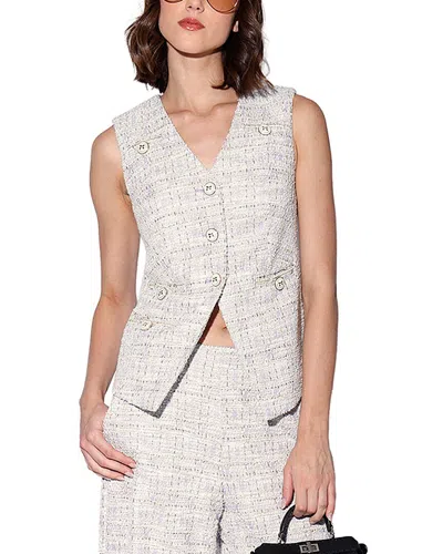 Walter Baker Starla Vest In Lilac Tweed
