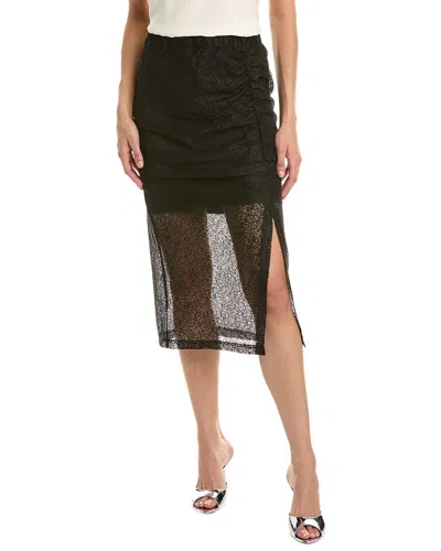 Walter Baker Stefana Midi Skirt In Black