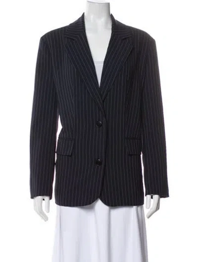 Pre-owned Walter Baker Striped Blazer W/ Tags In Gray