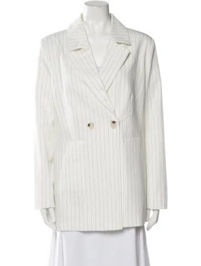 Pre-owned Walter Baker Striped Peacoat W/ Tags In Neutral