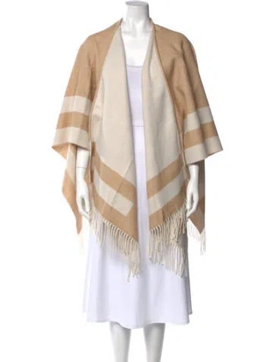 Pre-owned Walter Baker Striped V-neck Sweater In Neutral