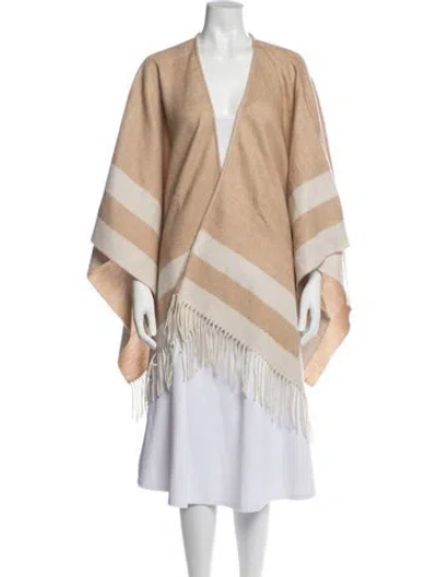 Pre-owned Walter Baker Striped V-neck Sweater In Neutral