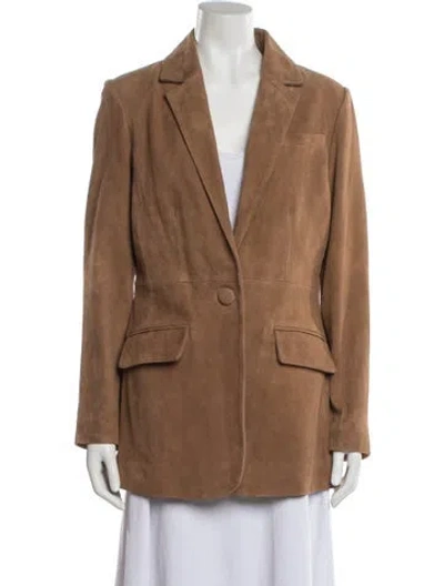 Pre-owned Walter Baker Suede Blazer W/ Tags In Brown
