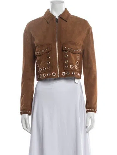 Pre-owned Walter Baker Suede Jacket In Brown