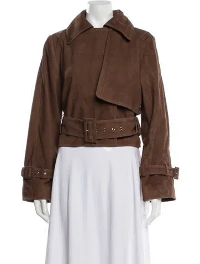 Pre-owned Walter Baker Suede Jacket W/ Tags In Brown