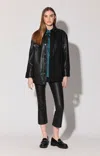 Walter Baker Sutton Jacket, Black - Vt Wash Leather In Black