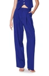 Walter Baker Tammy Pinstripe Pants In Royal Blue Pin Stripe