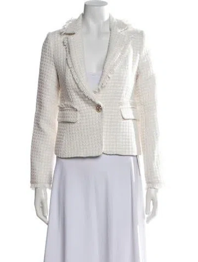 Pre-owned Walter Baker Tweed Pattern Blazer In Neutrals