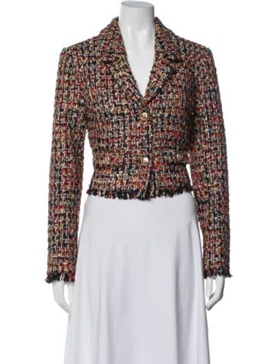 Pre-owned Walter Baker Tweed Pattern Blazer W/ Tags In Multicolor