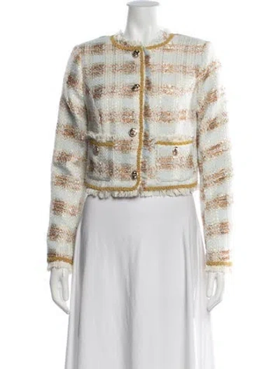 Pre-owned Walter Baker Tweed Pattern Jacket In Multicolor