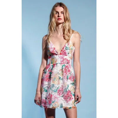 Walter Baker Vanessa Dress In Multi Gardenia