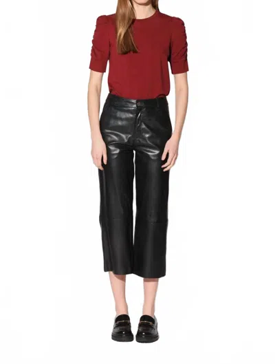 Walter Baker Venice Cropped Pants In Black