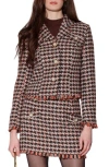 Walter Baker Veronica Tweed Blazer In Multi