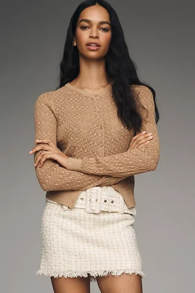 Walter Baker Vivian Mini Skirt In Brown