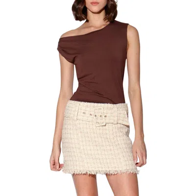 Walter Baker Vivian Tweed Miniskirt