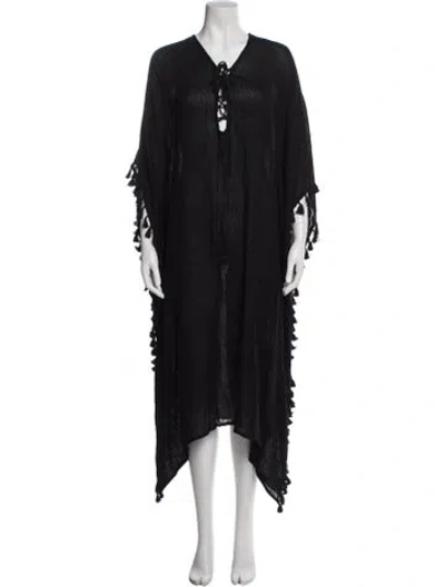 Pre-owned Walter Baker V-neck Midi Length Dress W/ Tags In Blue