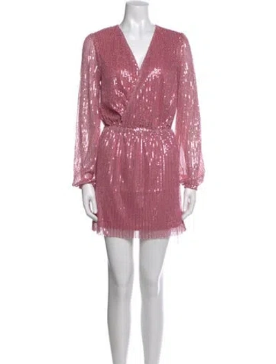 Pre-owned Walter Baker V-neck Mini Dress W/ Tags