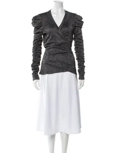 Pre-owned Walter Baker V-neck Sweater In Gray