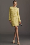 Walter Baker Walter Bennet Bennet Tweed Lady Jacket In Yellow