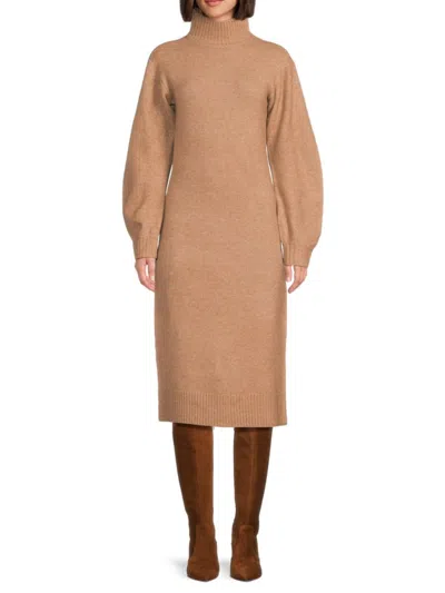 Walter Baker Women's Adaline Turtleneck Midi-sweaterdress In Blue