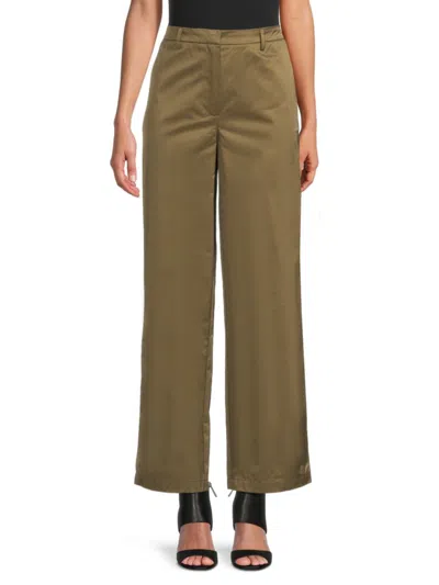 WALTER BAKER WOMEN'S ARMY STERLING EASY FIT HIGH RISE PANTS