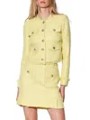 Walter Baker Walter Bennet Bennet Tweed Lady Jacket In Lemon