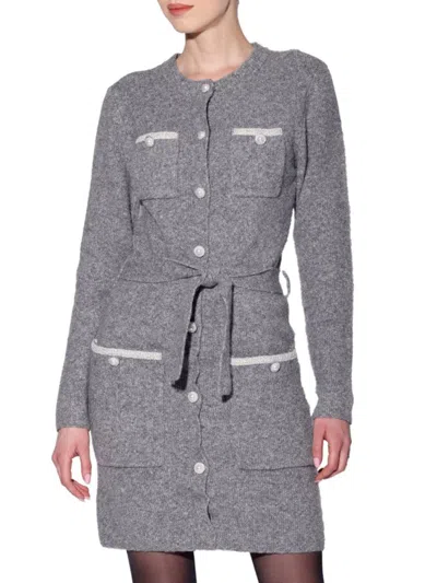Walter Baker Beth Dress In Gray