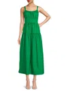 Shop Walter Baker Women's Brynn Tiered Cotton Maxi Dress