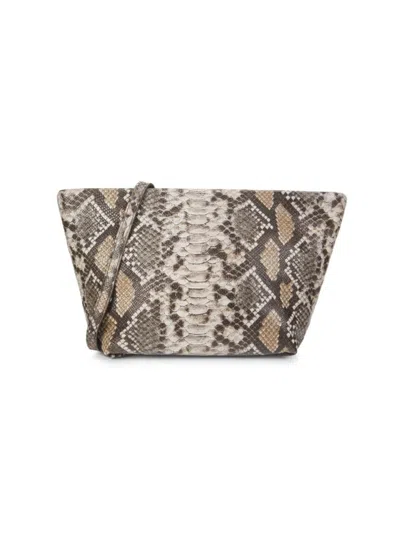 Walter Baker Women's Callie Snakeskin Print Leather Shoulder Bag In Multi