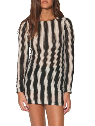 WALTER BAKER WOMEN'S CARMELA LONG SLEEVE BODYCON MINIDRESS