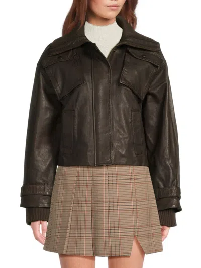 Walter Baker Women's Carmen Leather Jacket In Black