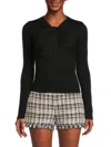 Walter Baker Women's Corinne Cutout Twist Top In Black
