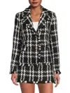 Walter Baker Women's Damon Pattern Blazer In Scotch Tweed Fall