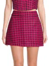 Walter Baker Daria Mini Skirt In Tavern Tweed