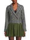 Walter Baker Devlyn Blazer In Black White