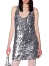 Walter Baker Sequin Dreamer Dress In Gray