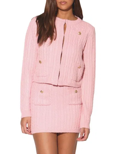 Walter Baker Women's Giselle Cable Knit Cardigan