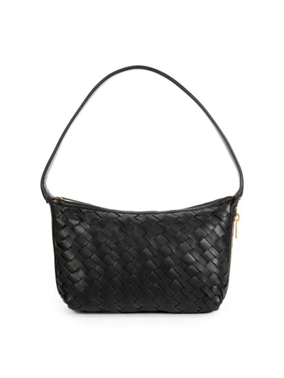 Walter Baker Women's Hazel Basketweave Leather Shoulder Bag In Oyster