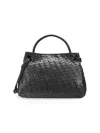 Walter Baker Women's Hazel Leather Top Handle Bag In Black