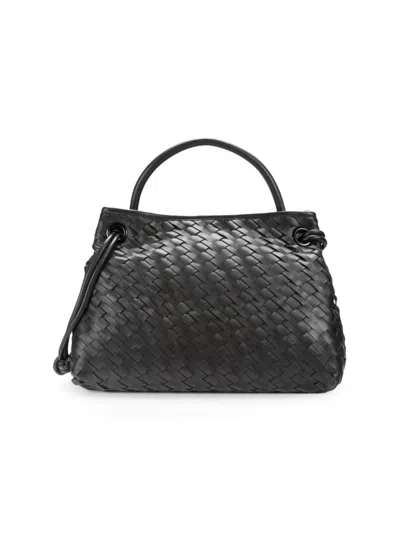Walter Baker Women's Hazel Leather Top Handle Bag In Black