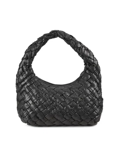Walter Baker Women's Indie Weaved-leather Hobo Bag In Black