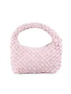 Walter Baker Women's Indie Weaved-leather Hobo Bag In Pink Sorbet